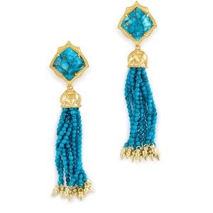 Kendra Scott Misha Bronze Veined Turquoise